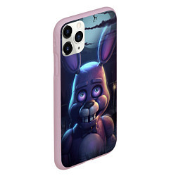 Чехол iPhone 11 Pro матовый Bonnie FNAF, цвет: 3D-розовый — фото 2