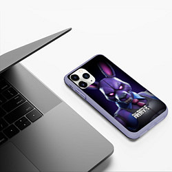 Чехол iPhone 11 Pro матовый Bonnie FNAF, цвет: 3D-светло-сиреневый — фото 2