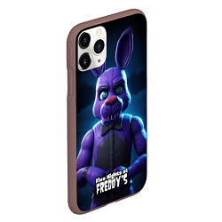 Чехол iPhone 11 Pro матовый Five Nights at Freddys Bonnie, цвет: 3D-коричневый — фото 2