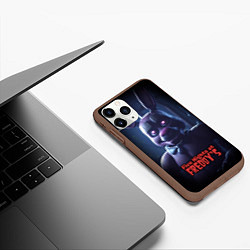 Чехол iPhone 11 Pro матовый Five Nights at Freddys Bonnie, цвет: 3D-коричневый — фото 2