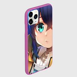 Чехол iPhone 11 Pro матовый Реинкарнация Безработного Рокси Мегурдия, цвет: 3D-фиолетовый — фото 2