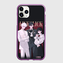 Чехол iPhone 11 Pro матовый Агенты времени - персонажи, цвет: 3D-фиолетовый
