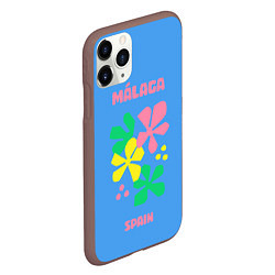 Чехол iPhone 11 Pro матовый Малага - Испания, цвет: 3D-коричневый — фото 2