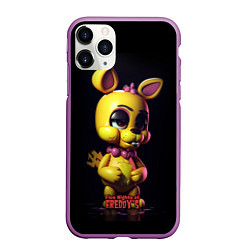 Чехол iPhone 11 Pro матовый Spring Bonnie, цвет: 3D-фиолетовый