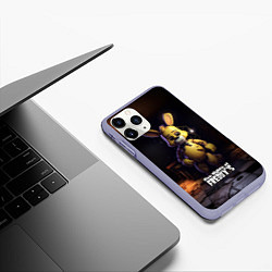 Чехол iPhone 11 Pro матовый Spring Bonnie Five Nights at Freddys, цвет: 3D-светло-сиреневый — фото 2