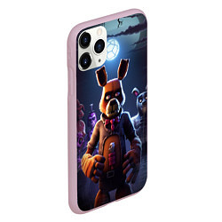 Чехол iPhone 11 Pro матовый Five Nights at Freddy, цвет: 3D-розовый — фото 2