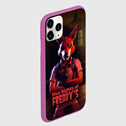 Чехол iPhone 11 Pro матовый Five Nights at Freddys Mangle, цвет: 3D-фиолетовый — фото 2