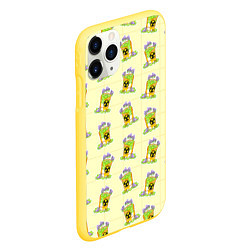 Чехол iPhone 11 Pro матовый Токсичный бак, цвет: 3D-желтый — фото 2