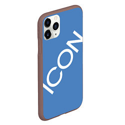 Чехол iPhone 11 Pro матовый ICON, цвет: 3D-коричневый — фото 2