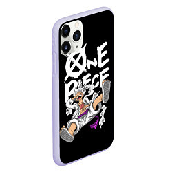 Чехол iPhone 11 Pro матовый One piece - gear 5 luffy, цвет: 3D-светло-сиреневый — фото 2