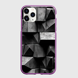 Чехол iPhone 11 Pro матовый Обман зрения и каменные плиты