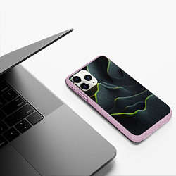 Чехол iPhone 11 Pro матовый Рельефная текстура, цвет: 3D-розовый — фото 2
