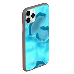 Чехол iPhone 11 Pro матовый Мятые облака, цвет: 3D-коричневый — фото 2
