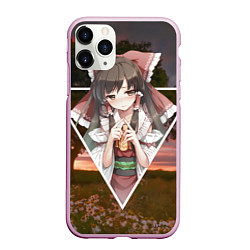 Чехол iPhone 11 Pro матовый Touhou Project Reimu