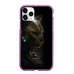 Чехол iPhone 11 Pro матовый Cyber cat