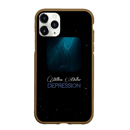 Чехол iPhone 11 Pro матовый Pharaoh - Million dollar depression / 3D-Коричневый – фото 1