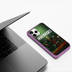 Чехол iPhone 11 Pro матовый Грабители Payday 3, цвет: 3D-фиолетовый — фото 2
