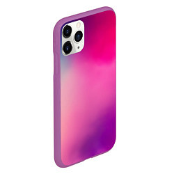 Чехол iPhone 11 Pro матовый Футболка розовая палитра, цвет: 3D-фиолетовый — фото 2