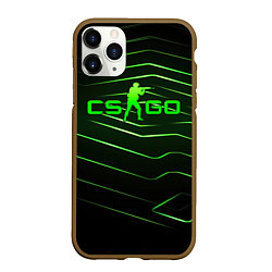 Чехол iPhone 11 Pro матовый CS GO dark green