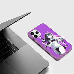 Чехол iPhone 11 Pro матовый Эрис Грейрат в бикини, цвет: 3D-фиолетовый — фото 2