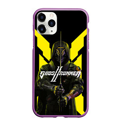 Чехол iPhone 11 Pro матовый Кибер самурай ghostrunner 2