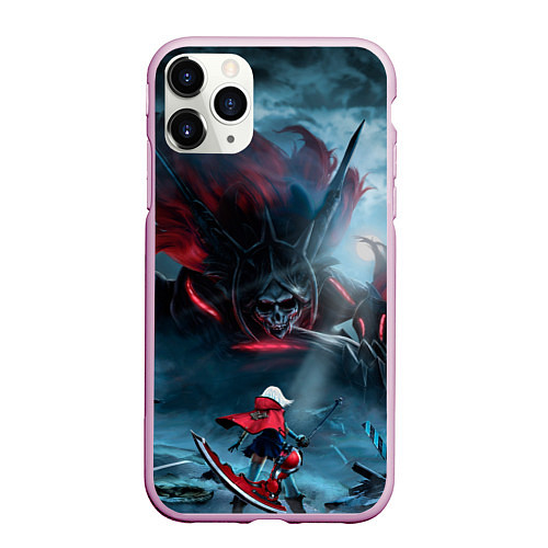 Чехол iPhone 11 Pro матовый God Eater / 3D-Розовый – фото 1