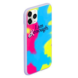 Чехол iPhone 11 Pro матовый I Am Kenough Tie-Dye, цвет: 3D-светло-сиреневый — фото 2