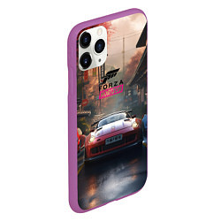 Чехол iPhone 11 Pro матовый Forza Horizon racing game, цвет: 3D-фиолетовый — фото 2