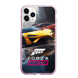 Чехол iPhone 11 Pro матовый Forza Horizon, цвет: 3D-розовый