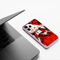 Чехол iPhone 11 Pro матовый Touhou Project Flandre Scarlet, цвет: 3D-розовый — фото 2