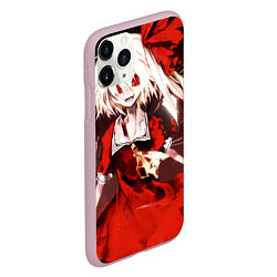 Чехол iPhone 11 Pro матовый Touhou Project Flandre Scarlet, цвет: 3D-розовый — фото 2