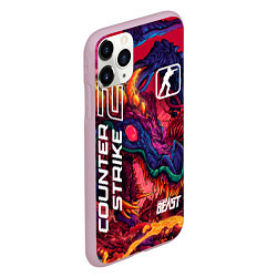 Чехол iPhone 11 Pro матовый CS 2 hyper beast, цвет: 3D-розовый — фото 2