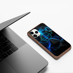 Чехол iPhone 11 Pro матовый Старфилд космическое свечение, цвет: 3D-коричневый — фото 2