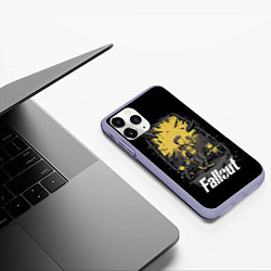 Чехол iPhone 11 Pro матовый Fallout boys, цвет: 3D-светло-сиреневый — фото 2