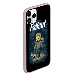 Чехол iPhone 11 Pro матовый Fallout boy, цвет: 3D-розовый — фото 2