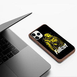 Чехол iPhone 11 Pro матовый Poster Fallout, цвет: 3D-коричневый — фото 2