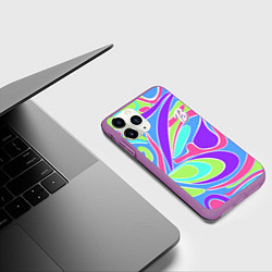 Чехол iPhone 11 Pro матовый Костюм Barbie Totally Ultra Hair brunette, цвет: 3D-фиолетовый — фото 2