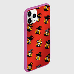 Чехол iPhone 11 Pro матовый Ведьмочки, цвет: 3D-фиолетовый — фото 2