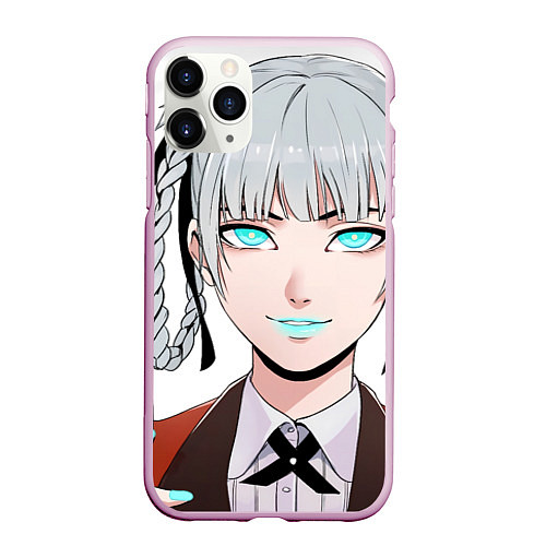 Чехол iPhone 11 Pro матовый Безумный азарт Кирари Момобами / 3D-Розовый – фото 1