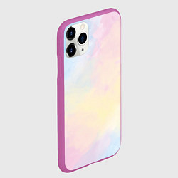 Чехол iPhone 11 Pro матовый Tie dye из сериала убийства в одном здании, цвет: 3D-фиолетовый — фото 2