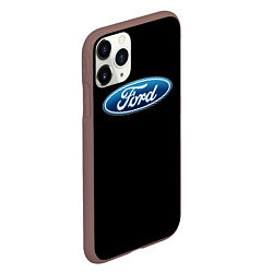 Чехол iPhone 11 Pro матовый Ford sport auto, цвет: 3D-коричневый — фото 2