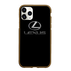 Чехол iPhone 11 Pro матовый Lexus brend sport
