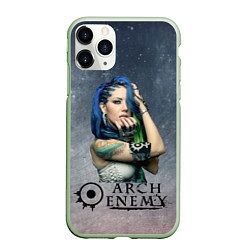 Чехол iPhone 11 Pro матовый Arch Enemy Alissa White-Gluz