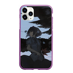 Чехол iPhone 11 Pro матовый Touhou Project Aya Шамеймару