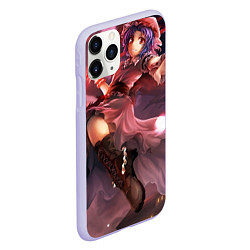 Чехол iPhone 11 Pro матовый Touhou Project Remilia, цвет: 3D-светло-сиреневый — фото 2