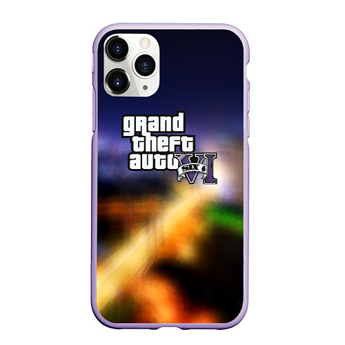 Чехол iPhone 11 Pro матовый Gra 6 exclusive / 3D-Светло-сиреневый – фото 1
