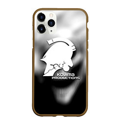 Чехол iPhone 11 Pro матовый Кодзима студия хоррор, цвет: 3D-коричневый