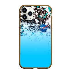 Чехол iPhone 11 Pro матовый Nasa space, цвет: 3D-коричневый