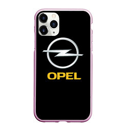 Чехол iPhone 11 Pro матовый Opel sport car, цвет: 3D-розовый