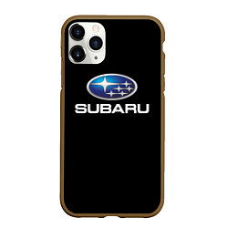 Чехол iPhone 11 Pro матовый Subaru sport auto car